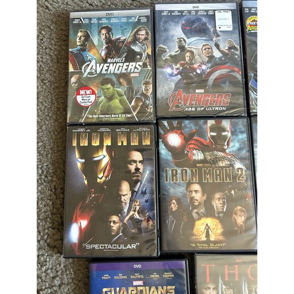 Marvel Avengers LARGE Movie Lot Captain America, Iron Man, Thor , Guardians &MOR - Picture 2 of 10
